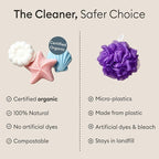 Vove Organic Konjac Body Sponges 2-Pack - Image 5