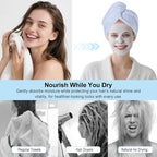 Microfiber Hair Drying Towel Wrap - Image 4