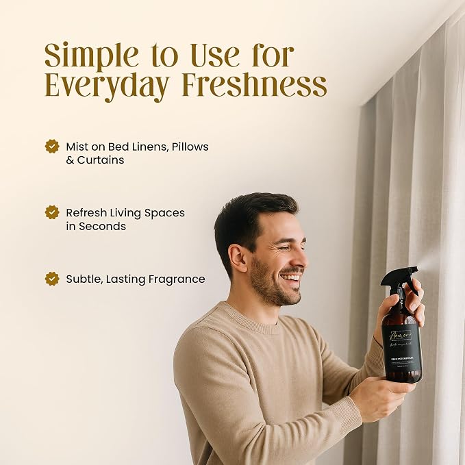 Room and Linen Spray/500 ml/Relaxing Home Fragrance, and Bathroom Deodorizer - Image 7
