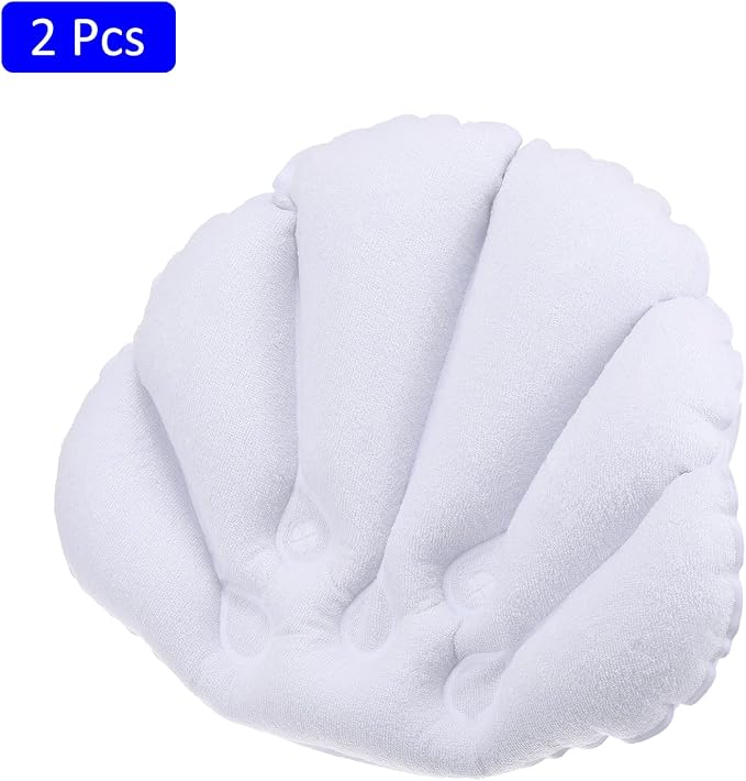 M METERXITY 2 Pack Inflatable Bath Pillow - Image 5