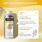 HIQILI 32 Fl Oz Ginger Oil, 100% Pure Natural Ginger Essential Oil - Image 3