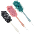 Back Scrubber for Shower, Loofah Long Handle Bath Body Brush, Soft Nylon Mesh by Arswin