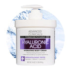 Advanced Clinicals Hyaluronic Acid Moisturizer Body Cream W/Vitamin E | by AdvancedClinicals