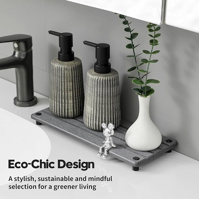 Razborci Instant Dry Sink Caddy Kitchen Sink Organizer, Quick Drying Stone Tray - Image 5