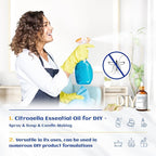HIQILI 1 Fl Oz Citronella Essential Oil, 100% Pure Undiluted - Image 3