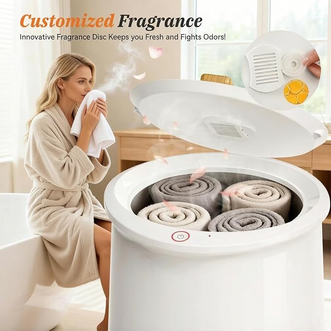 Luxury Towel Warmer Bucket, Large Towel Warmers - Image 7