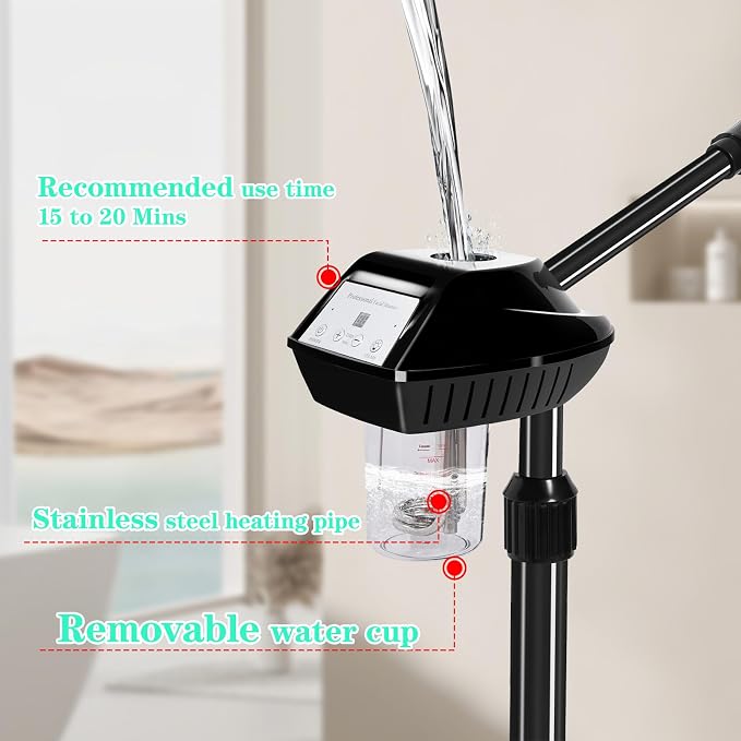 Facial Steamer on Wheels, Face Steamer - Image 4