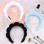 3 Pack Hairband for Washing Face, Skincare Headbands Makeup Headband Sponge - Image 7