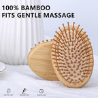 Natural Bamboo Hair Brush for Hair Growth, Massaging Scalp, Detangling Brush - Image 8