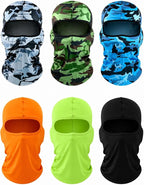 SATINIOR 6 Pcs Ski Mask Cover Balaclava Full Face Mask Summer Face Cover UV by SATINIOR