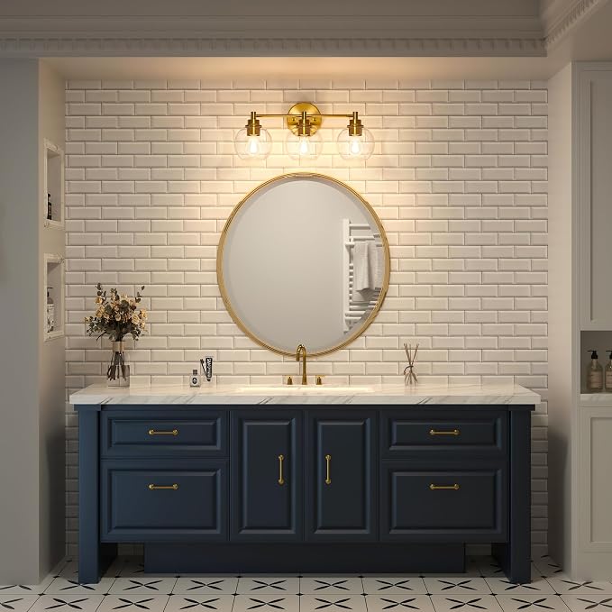 VONLUCE Bathroom Light Fixtures, 3-Light Bathroom Vanity Light - Image 6