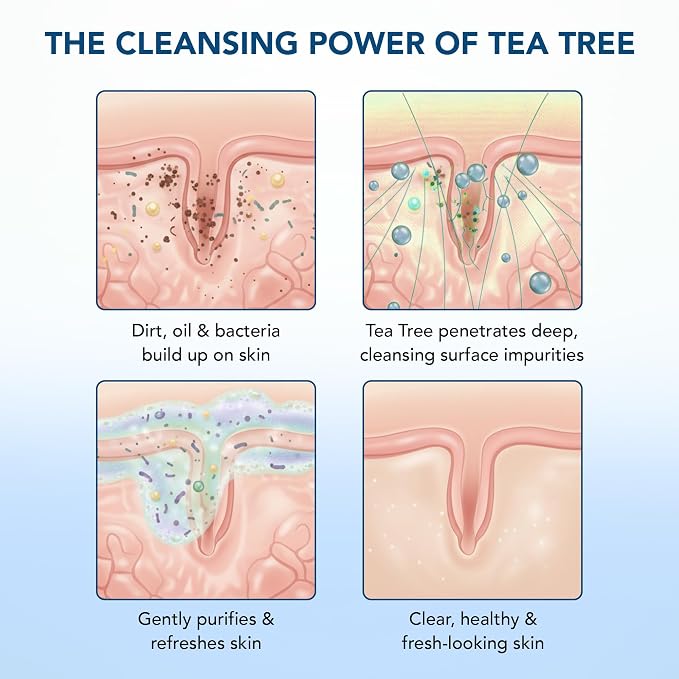 Botanic Hearth Tea Tree & Mint Body Wash - Image 8