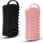 2 PC Silicone Body Scrubber, 2 in 1 Exfoliating Shower Bath Scrubber, Soft by MtBoi