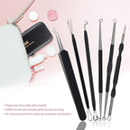 JPNK Blackhead Remover Tool Comedones Extractor Acne Removal Kit - Image 2