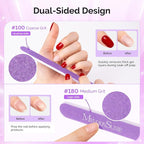MelodySusie Nail File Kit, Professional Nail Art Manicure Pedicure Supplies - Image 3
