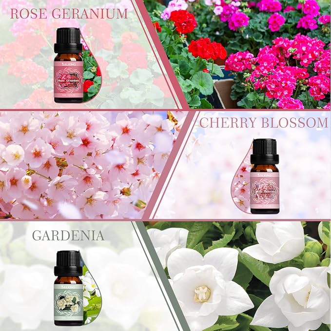 SALKING Spring Fragrance Oils Set, Premium Essential Oils Gift Set - Image 4