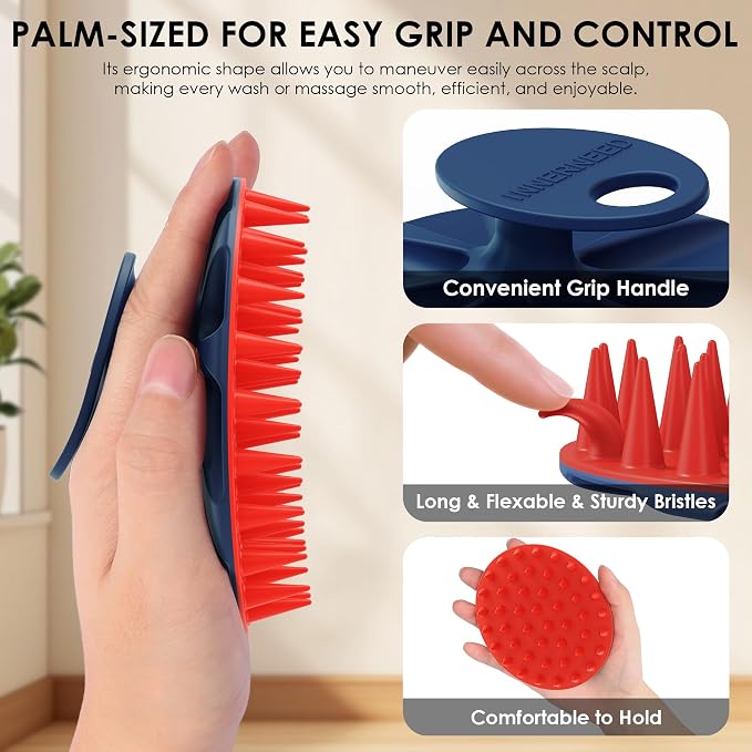 INNERNEED Magnetic Silicone Scalp Scrubber - Image 2