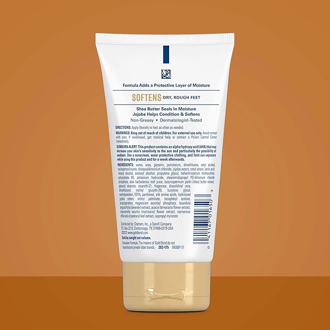 Gold Bond Softening Foot Cream, 4 oz., Foot Lotion - Image 3