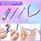 CGBE 12Pcs Manicure Set Nail Clippers Pedicure Kit Men Women Grooming kit - Image 5
