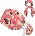 Adjustable Brown Dachshund Dog Blue Surgical Scrub Cap by otnrnondcl