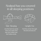 Nodpod Gentle Pressure Sleep Mask | Patented Light Blocking Design - Image 5