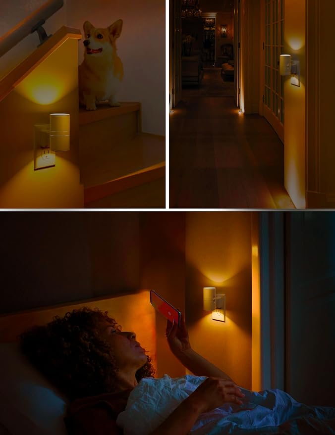 L LOHAS LED Night Light, Amber Nightlight, Dimmable Night Light 100LM, Light - Image 5