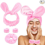 my novel things Hair Band for Washing Face, Adjustable Skincare Spa Headband by mynovelthings