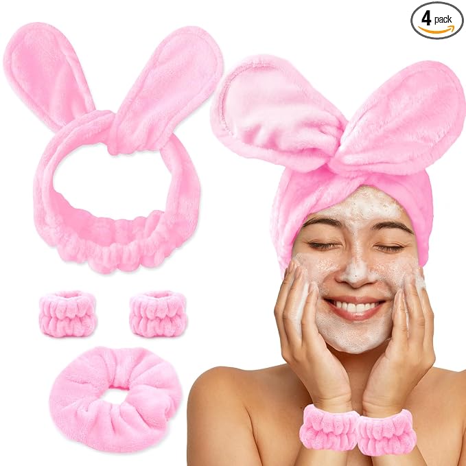 my novel things Hair Band for Washing Face, Adjustable Skincare Spa Headband by mynovelthings
