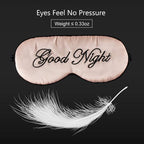 Silk Sleep Eye Mask for Women and Men Soft Ladies Ultra Lightweight Adjustable - Image 4
