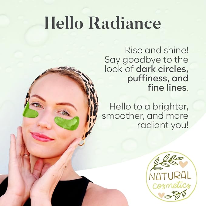 BLOOMORA Green Tea Under Eye Patches - Image 3