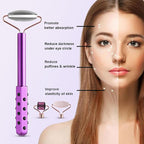 4-in-1 Germanium Stone Face Massager Beauty Roller - Image 2