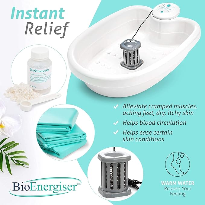 BioEnergizer Foot Spa Pro | Foot Bath Basin Machine - Image 3