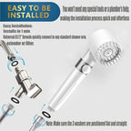High Pressure Handheld Shower Head High Pressure Shower Heads- High Flow Even - Image 7