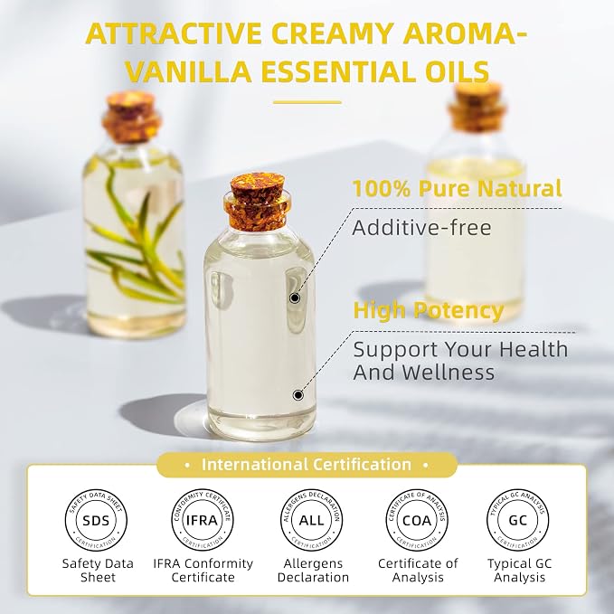 HIQILI 32 Ounces Vanilla Essential Oil, Strong Fragrance - Image 4
