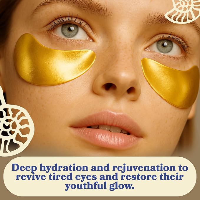 LE GUSHE Gold Under Eye Patches - Image 7