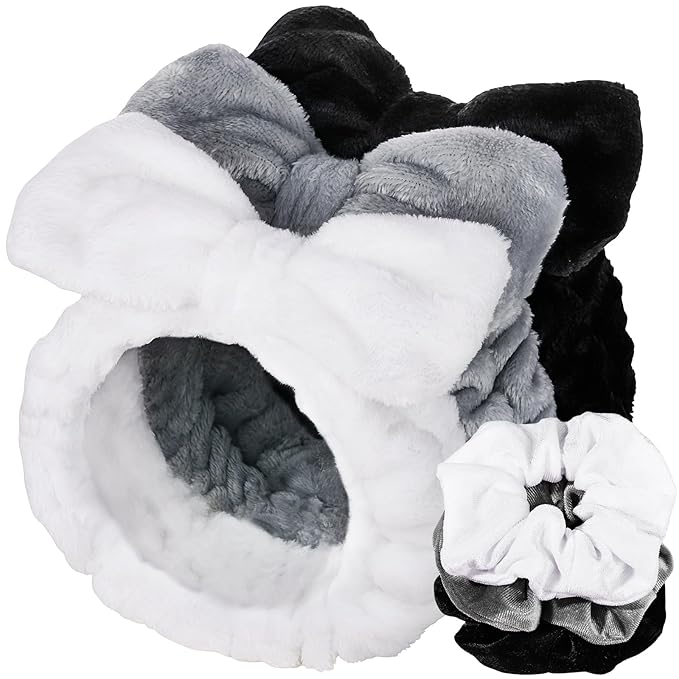 LEOBRO Spa Headband, Bow Skin Care Headband by LEOBRO