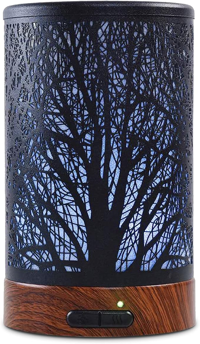 EQUSUPRO Essential Oil Diffuser 150ml Black Metal Aromatherapy Oil Diffuser by EQUSUPRO