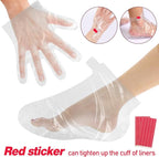 200 Pcs Paraffin Wax Liners for Feet and Hand, Disposable Paraffin Bath Liners - Image 6