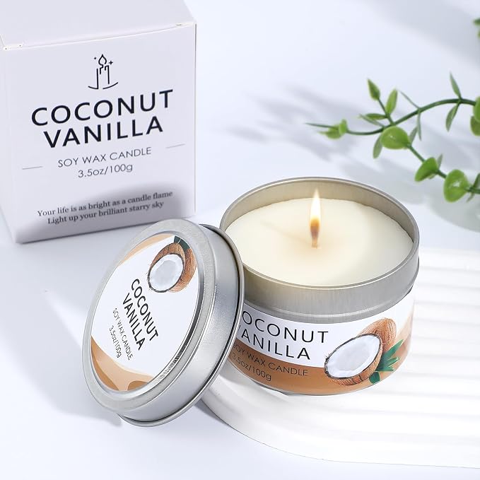 Coconut Spa Gifts for Women Birthday Self Care Kit Mothers Gifts Basket Thank - Image 8