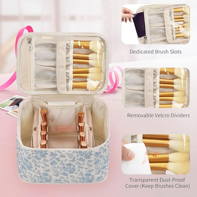 OCHEAL Travel Makeup Bag, Cosmetic Bags - Image 7