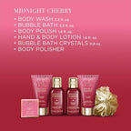 Baylis & Harding Midnight Cherry Luxury Pamper Present Gift Set - Image 3