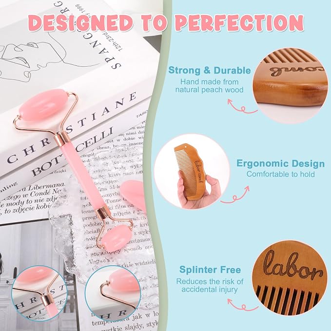 Birthing Comb for Labor Pain and Gua Sha Facial Tools, Post Partum/Home - Image 3