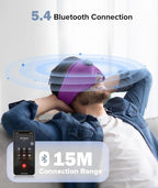 TOPOINT Sleep Mask with Bluetooth Headphones, 3D Eye Mask - Image 4