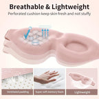 NEWVANGA Sleep Mask for Back and Side Sleeper, Block Out Light, Luxury Sleeping - Image 6