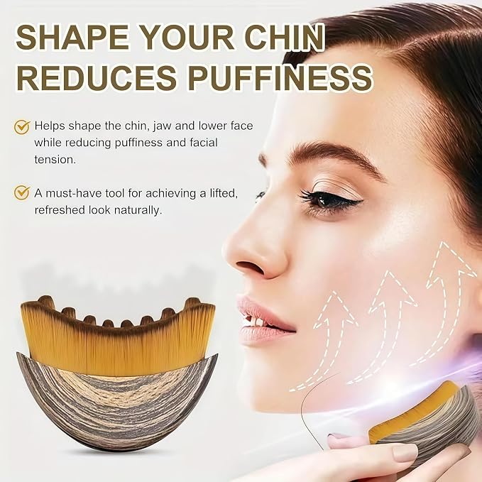 2 PCS Lymphatic Contour Face Brush, Manual Lymphatic Drainage Massager - Image 5
