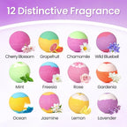 SeasonBliss Bath Bombs for Women, Easter Basket Stuffers, 12 Pack Bubble Shower - Image 2