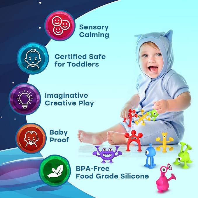Suction Toy Toddler Bath Toys: No Hole Bath Toy - Image 4