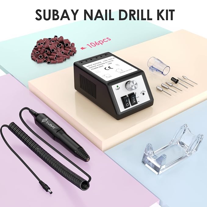 Professional Electric Nail Drill Machine Nail File Drill Set Kit - Image 7