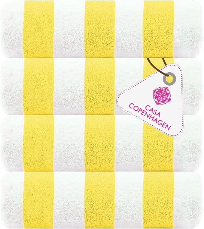 CASA COPENHAGEN Cabana Beach Towel Designed in Denmark Rough and Tough by CASACOPENHAGEN
