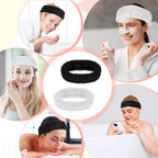 2Pcs Spa Headband, Make Up Headband Hair Head Band - Image 7